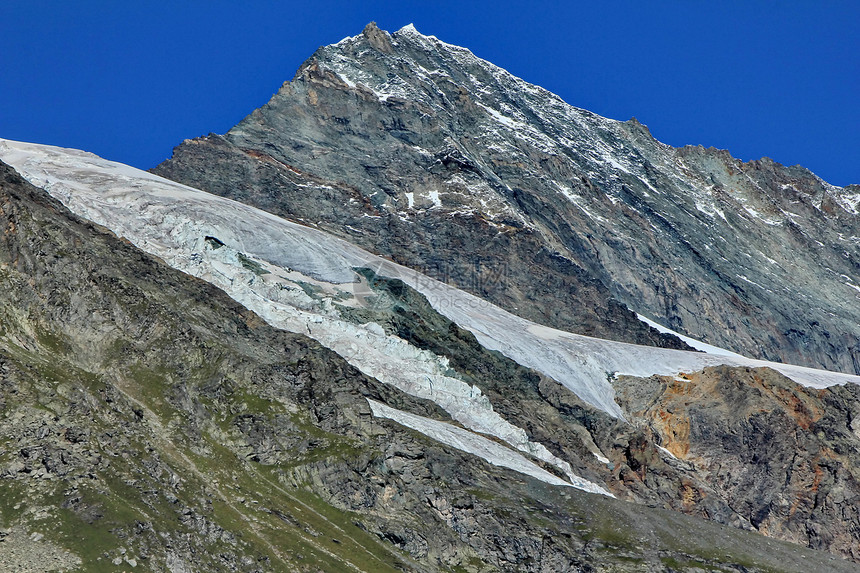 山地和山天生态旅行顶峰地块溪流高地旅游晴天环境苔藓图片