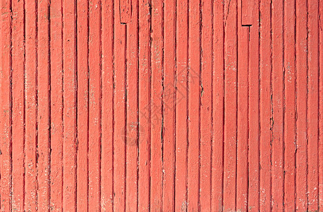 一个破旧的谷仓或古董木栅栏 上面涂有红漆风化高清图片素材