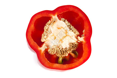 红辣椒部分颜色食物红色白色健康饮食色彩胡椒蔬菜素食种子背景图片
