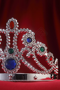提亚拉宝藏版税选美宝石红布大赛舞台工作室钻石发带背景图片