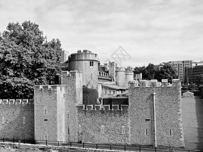伦敦塔石头城堡监狱王国地牢建筑学背景图片