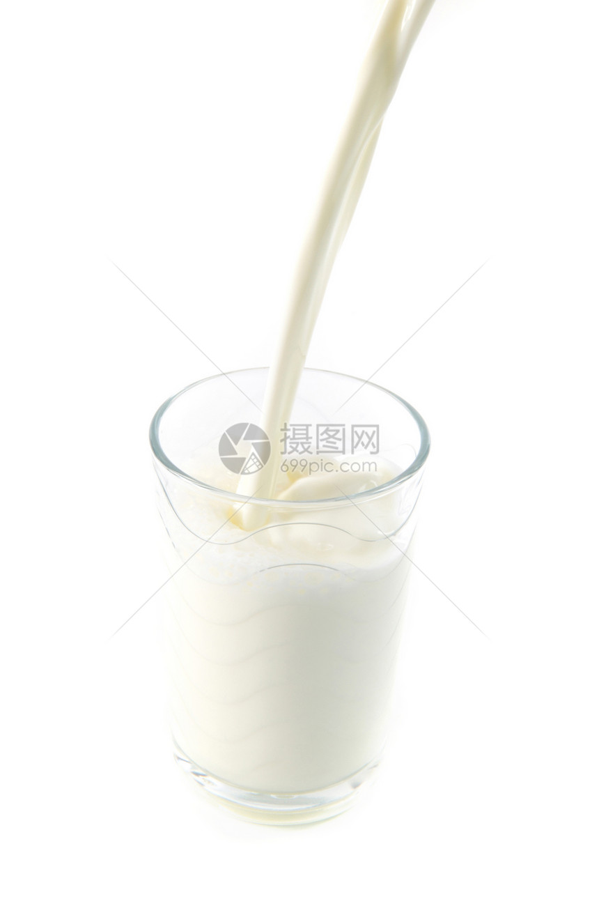 与世隔绝的牛奶奶制品液体糕点玻璃酸奶团体早餐营养谷物杯子图片