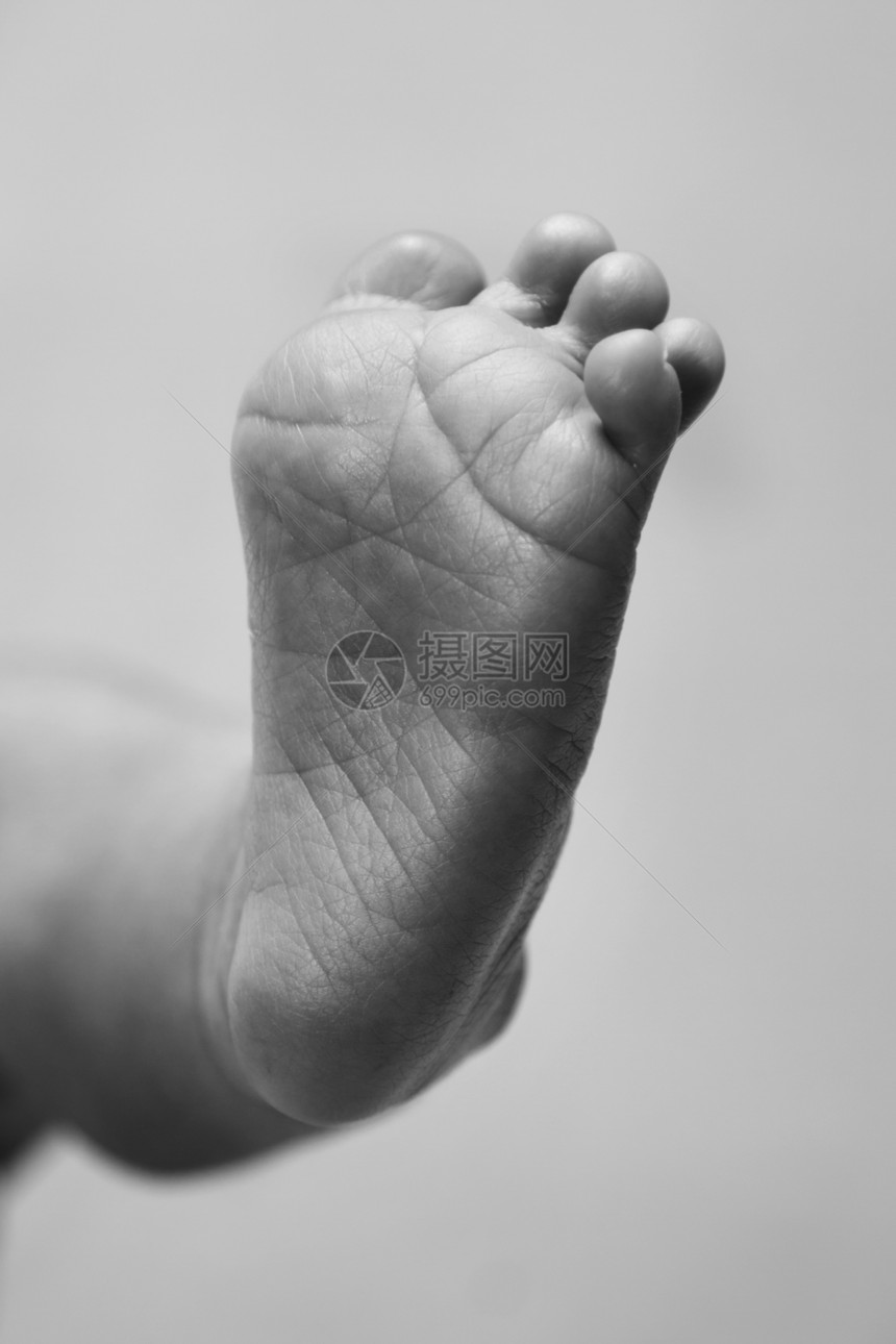 婴儿脚和脚趾图片