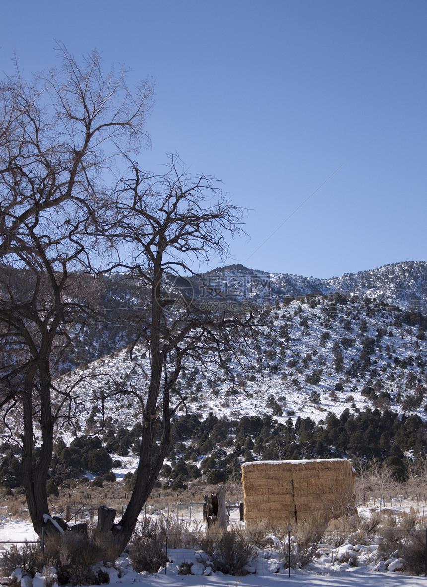 山上有雪的山脉气候农场蓝色色彩旅游假期天空目的地衬套日出图片