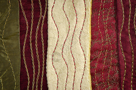 Cloth 纹理绿色折痕红色材料床单起球被单织物皱纹衣服背景图片
