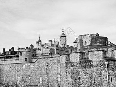伦敦塔监狱地牢建筑学石头王国城堡背景图片
