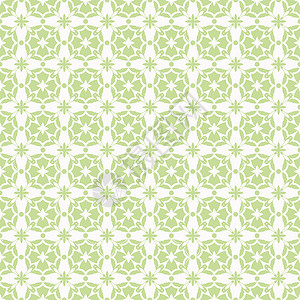 无缝花纹绿色插图叶子墙纸白色绘画条纹创造力装饰背景图片