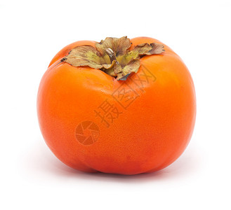 Persimmon 双环西蒙柿子小吃市场植物橙子水果营养食物饮食季节背景图片