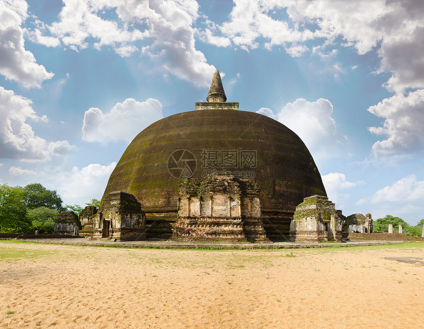 斯里兰卡第四大达哥巴 继三个伟大的达戈巴斯之后寺庙历史废墟建筑学佛塔圆顶工作坊考古学文化旅行图片