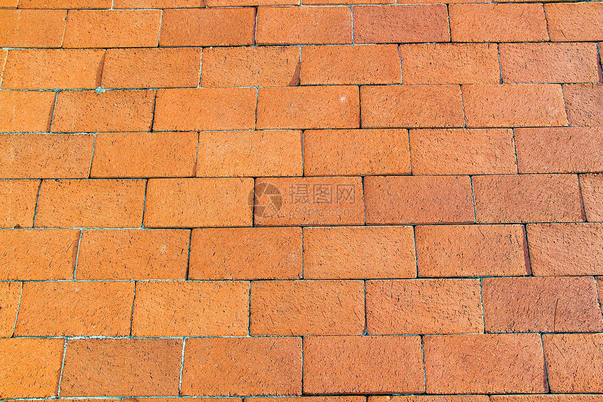 人行道地面正方形大街棕色石工行人石头砖块材料花岗岩图片
