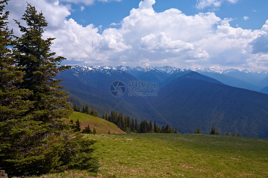 山地景观飓风顶峰风景高地海拔公园荒野山脉远足绿色图片