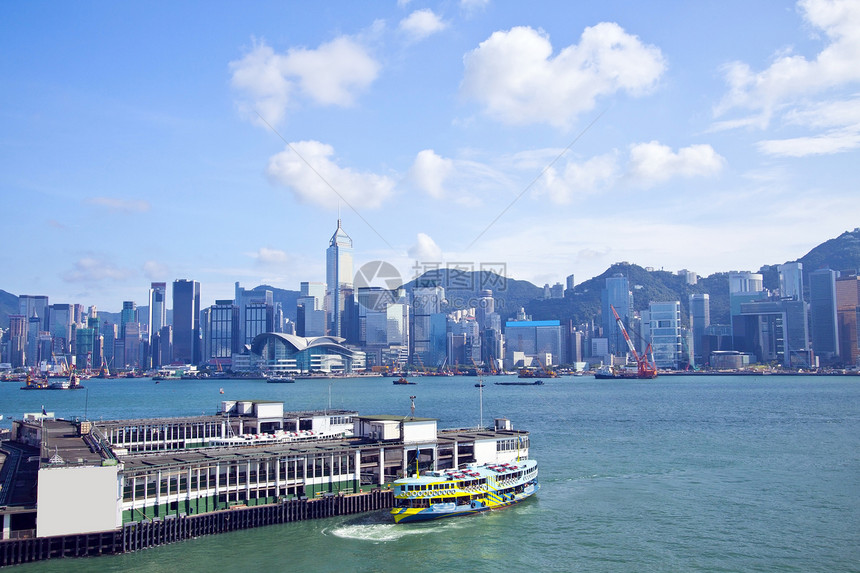 香港海滨的天线图片