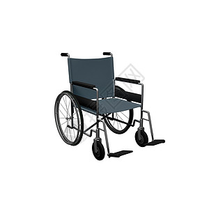 轮椅 - 这是3D转换插图背景图片