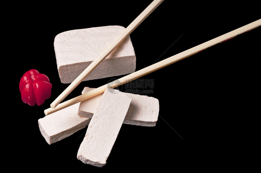 豆腐食物蔬菜种子宏观纤维葫芦营养大豆筷子豆浆图片