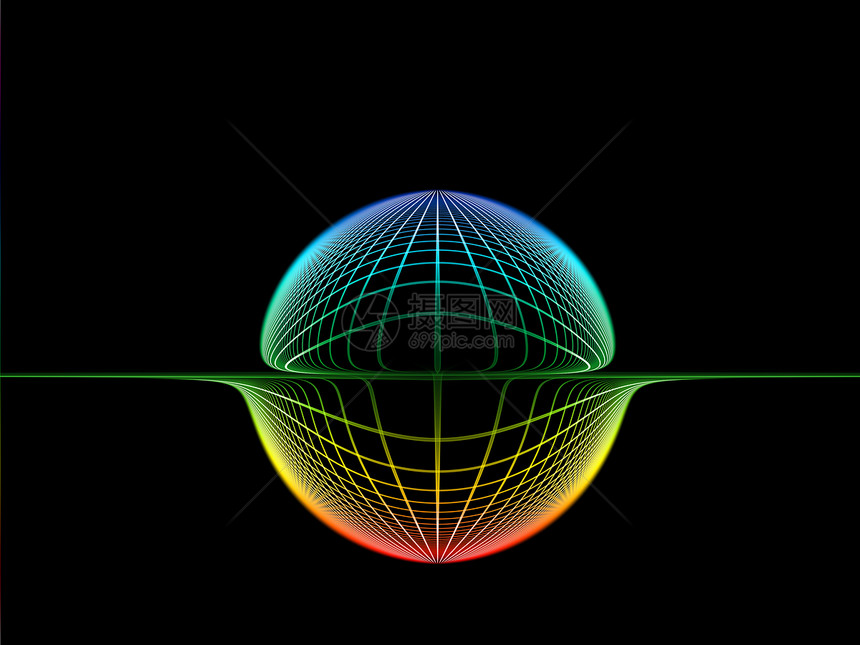 网格世界科学墙纸几何学插图拓扑图片