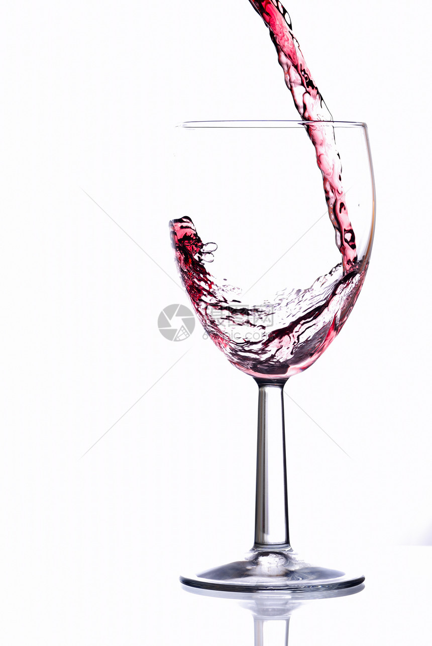 彩红酒 白背景反射餐厅饮料酒厂水晶背光酒精庆典美食侍酒师图片