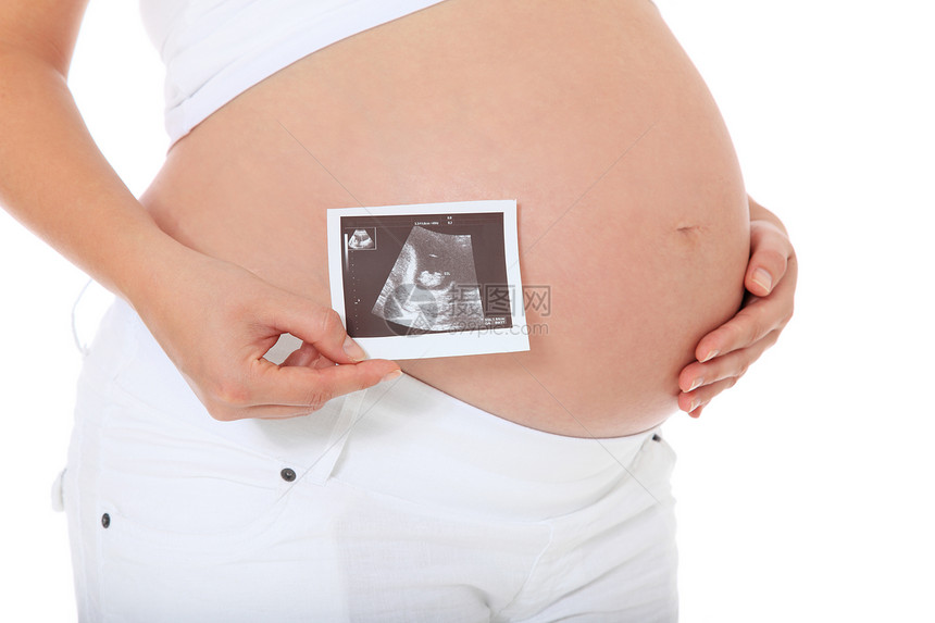 怀孕妇女检查孩子们扫描体检超声孩子孕肚预防性女士检测图片