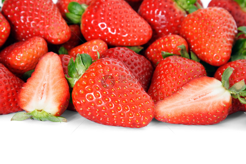 草莓饮食健康水果食物维生素营养图片