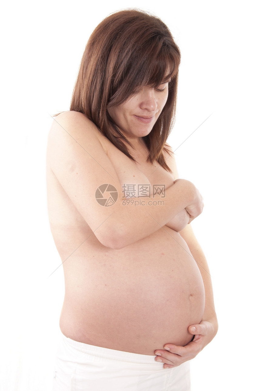 怀孕妇女女孩肚子妈妈生活成人母性母亲微笑父母婴儿图片