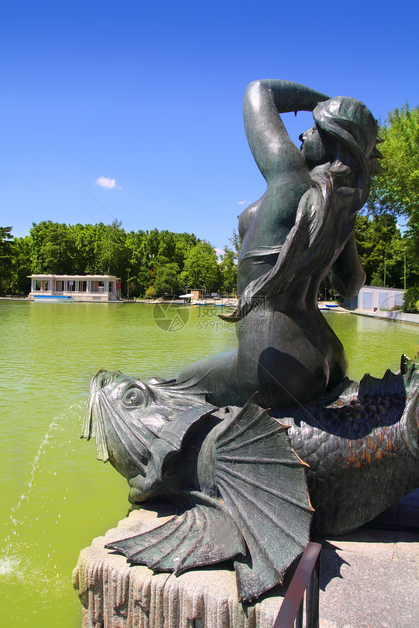 马德里·西雷纳索布雷·皮斯美人鱼雕像图片