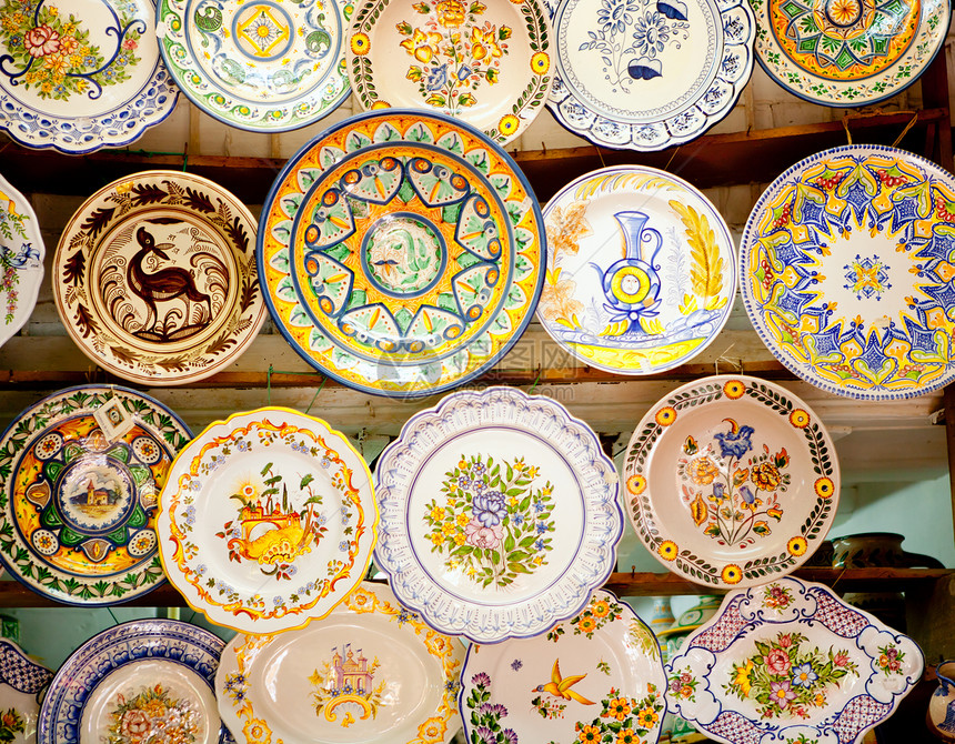 巴伦西亚传统陶瓷板图片