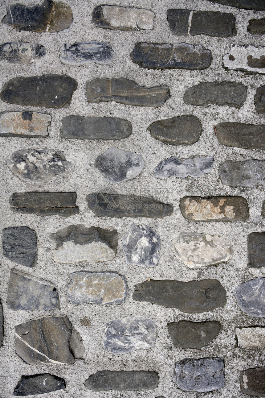 古老的灰石墙泥瓦岩石城市历史建筑师石墙矩形石头积木墙纸砖墙图片