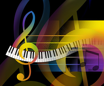 昵图钢琴素材音乐背景钢琴职员钥匙位图谱号键盘插图线条装饰品光栅背景