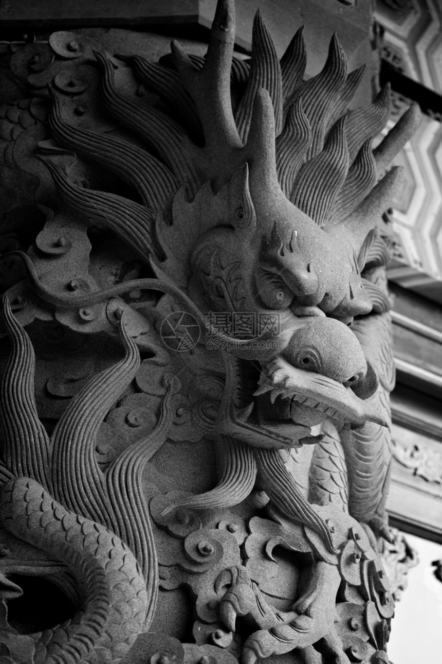 中国龙雕像建筑学旅行文化历史宗教金属艺术装饰品传统皇帝图片