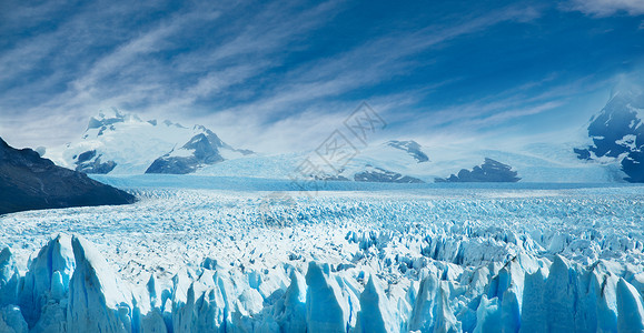 埃伦伯格阿根廷佩里托莫雷诺冰川场景冰景冻结冰山洞穴假期季节海洋天空旅行背景