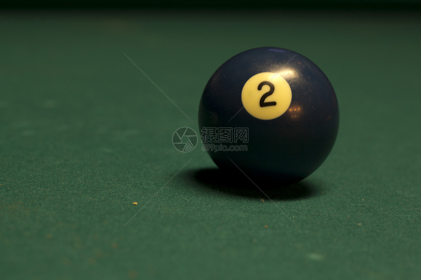 池桌球绿色毛毡台球水池宏观娱乐线索桌子图片