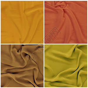 拖织布 套装寝具装潢床单海浪窗帘美味丝绸折叠纺织品布料背景图片