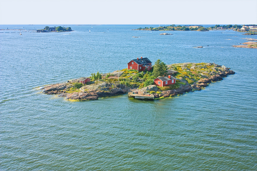 芬兰赫尔辛基附近的岛屿 赫尔辛基附近堡垒群岛石头海峡风景渠道旅行港口建筑学建筑物图片