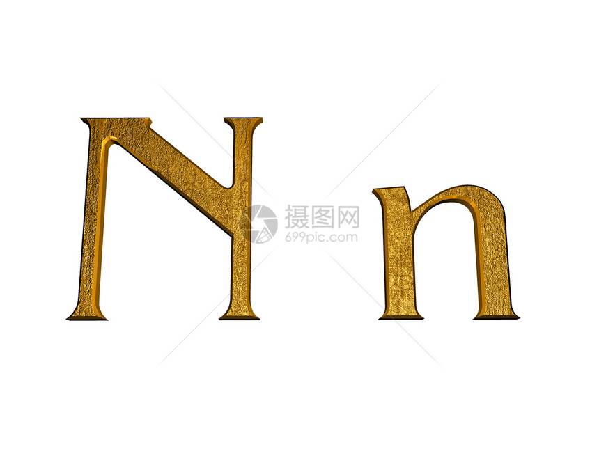 金字母的一字母金条插图脚本金属收藏反射数字金子打印牌匾图片