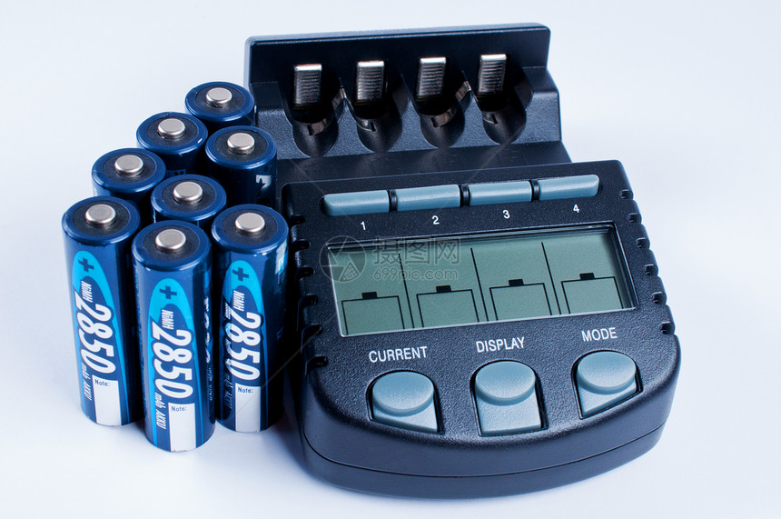带电池的电池充电器适配器电压环境电气能器充值活力充电剪裁释放图片