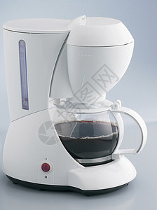 咖啡制造器咖啡精加工热饮玻璃持有者家庭咖啡壶家居早餐结构背景图片