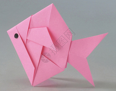 折纸对象象征玩具起重机粉色灰色焦距艺术工艺文化高清图片