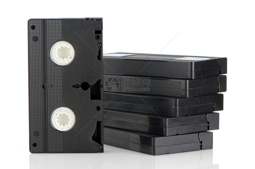 录像带盘贮存数据录像带视频磁带电影白色录像机光盘技术图片