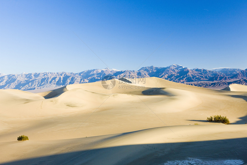 卡利福恩死亡谷国家公园水井沙沙沙沙沙丘世界起伏风景干旱位置旅行沙漠山脉外观沙丘图片