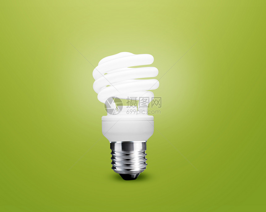 绿色背景的灯光灯泡构想智力发明商业解决方案生态力量营销储蓄者墙纸经济图片