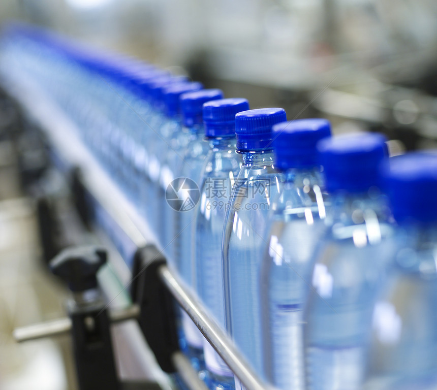 瓶装工业技术机器液体矿物瓶子生产线塑料工厂自动化制造业图片