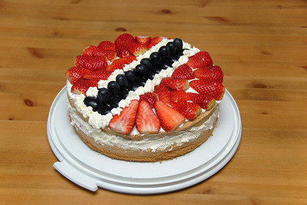 巴克法斯特挪威国民日 17mai蛋糕生日水果礼物蓝色食物甜点店铺庆典法格奶油背景