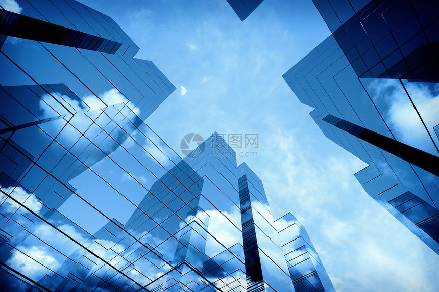 3d摩天大楼办公室城市营销建筑学银行业建筑玻璃刮刀插图渲染图片