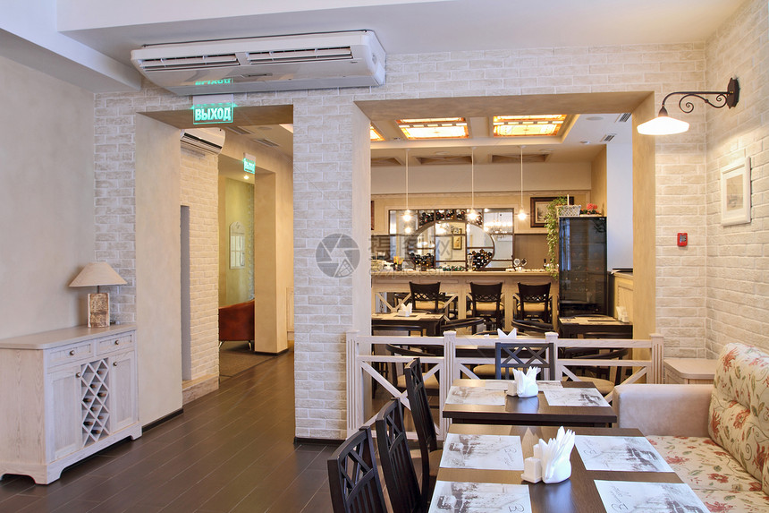 内部的白色硬木植物小酒馆职业生活风格眼镜晚餐咖啡店图片