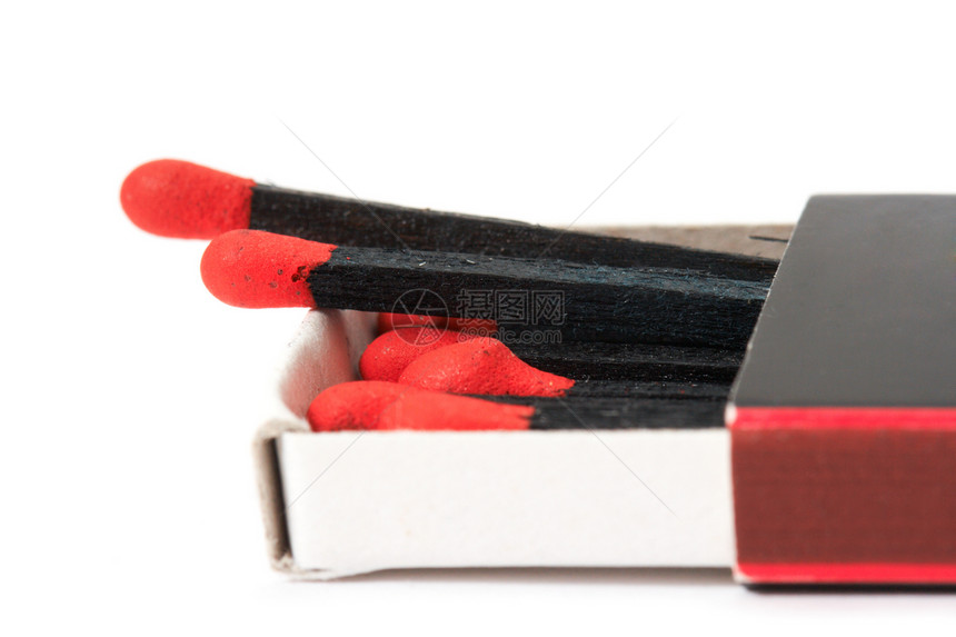 匹配框中的黑色匹配纸盒火柴盒灯光火焰空白燃烧团体危险补给品摩擦图片