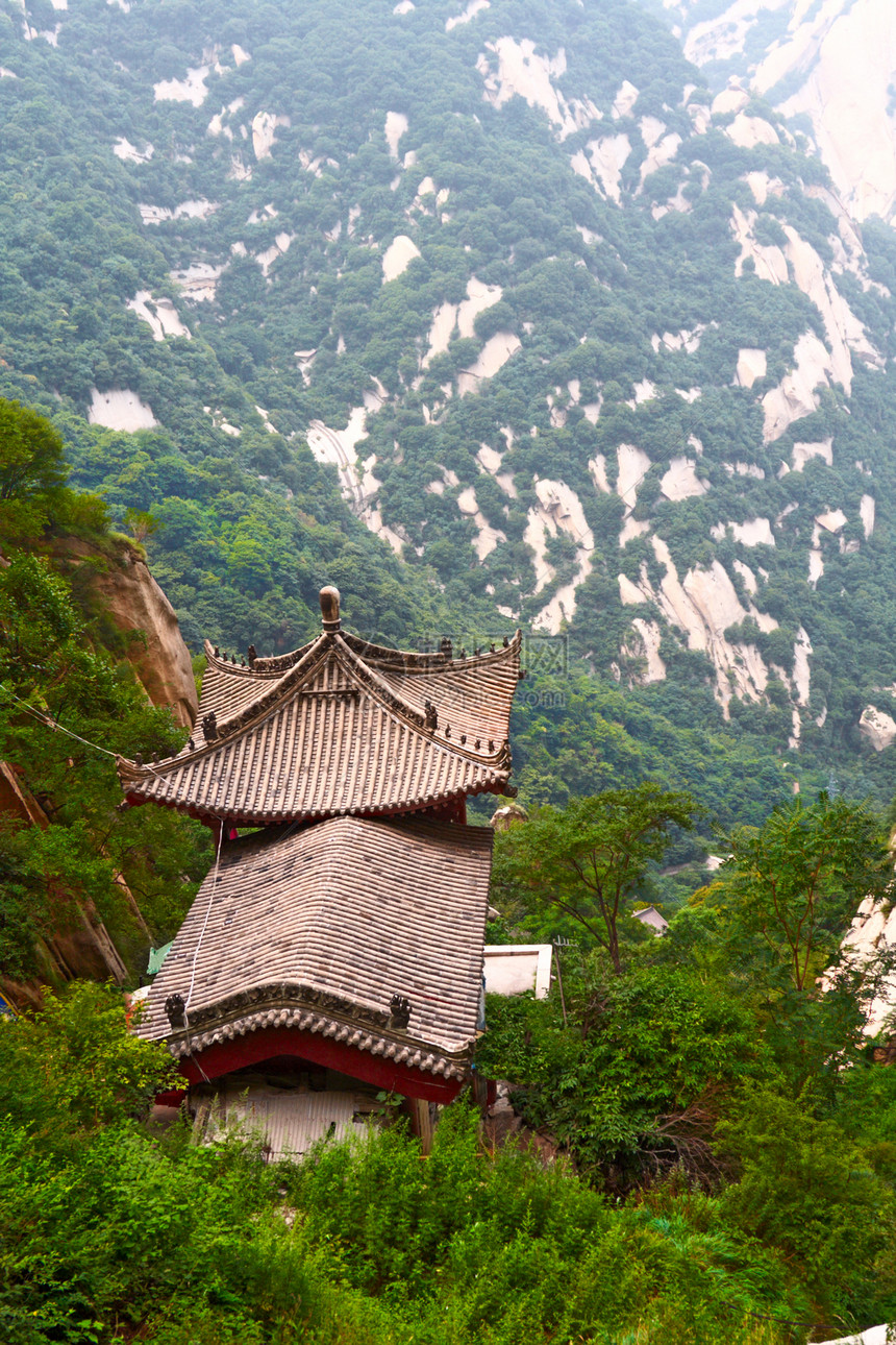 中国西安华山圣山石塔 瓦山图片