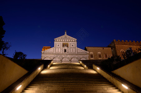 圣米尼纳托佛罗伦萨纪念碑地标大教堂走廊旅行高清图片