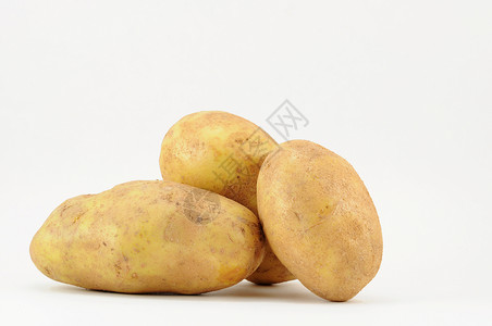 白色的土豆团体棕色饮食蔬菜植物块茎花园三重奏收成营养淀粉高清图片素材