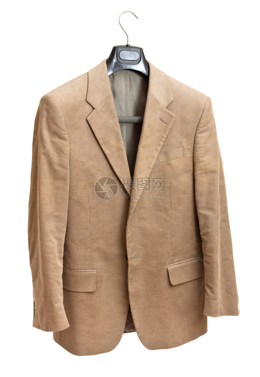 衣架上的黑外套销售衣服购物织物照片材料男人棉布天鹅绒平绒图片
