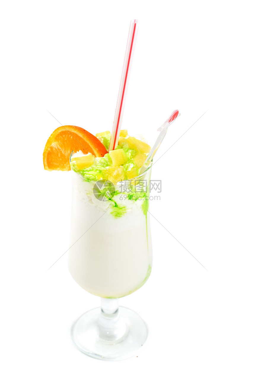 牛奶水果鸡尾酒液体饮料沙漠橙子果汁早餐玻璃奶油美食食物图片