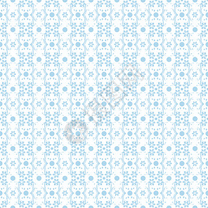 无缝裁缝花类模式叶子墙纸创造力绘画条纹插图装饰蓝色白色背景图片